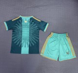 2026-27 Kids Argentina Messi Farewell Match Green Soccer Jersey
