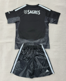 2026-27 Kids Benfica Goalkeeper Black Soccer Jersey
