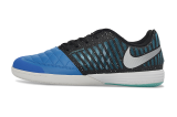 N Blue Green Flat Soccer Shoes 019