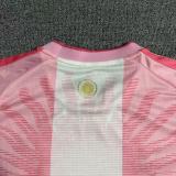 2026-27 Women Argentina Messi Farewell Match Pink Cheerleader Shirt