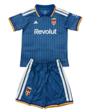 2026-27 Kids Como Home Blue Soccer Jersey