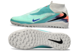 N Light Green Flat Soccer Shoes 016