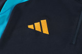 2026-27 Spain Cyan Half Pull Training Suit(半拉链)(have two star ⭐⭐)