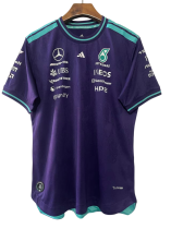 2026 F1 Mercedes Purple T-Shirts Racing Suit (圆领)