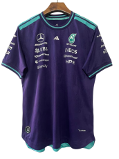 2026 F1 Mercedes Purple T-Shirts Racing Suit (圆领)