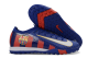 N Blue Red Flat Soccer Shoes 010