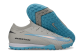 N Grey Flat Soccer Shoes 002