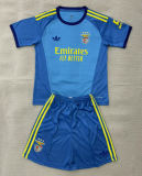 2026-27 Kids Benfica Goalkeeper Blue Soccer Jersey