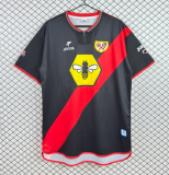 2000-01 Rayo Vallecano Away Black Retro Soccer Jersey