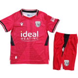 2026-27 Kids West Brom Away Red Soccer Jersey