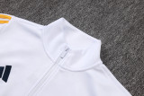 2026-27 Mens Real Madrid White Long Pull Training Suit  A26087#