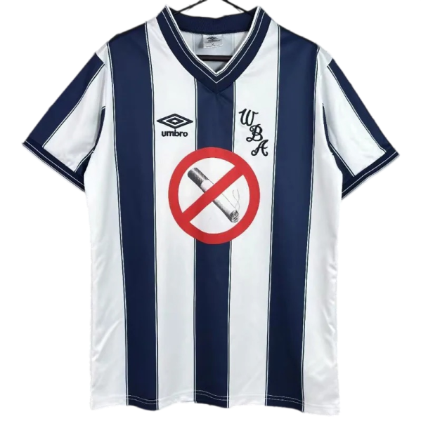 1984-1986 Mens West Brom Home Retro Soccer Jersey
