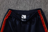 2026-27 Kids Barcelona Cyan Long Pull Training Suit E26147#