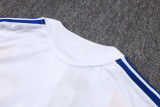 2026-27 Mens Boca Juniors White Half Pull Training Suit  B26100#