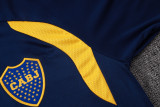 2026-27 Mens Boca Juniors Royal Blue Half Pull Training Suit  B26102#