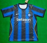 2027-28 Mens Inter Milan Home Blue Black Fans Soccer Jersey