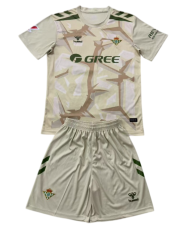 2026-27 Kids Real Betis Beige Goalkeeper Soccer Jersey