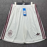 2026-27 Mens Spain Away White Shorts Pants (have two stars ⭐⭐)