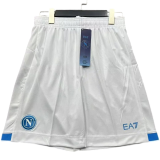 2026-27 Mens Napoli  Away White Shorts Pants