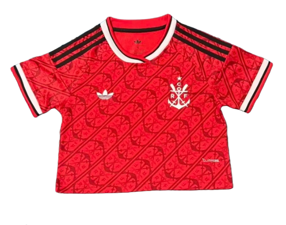 2026-27 Women Flamengo Third Away Red Cheerleader Shirt