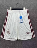 2026-27 Mens Spain Away White Shorts Pants