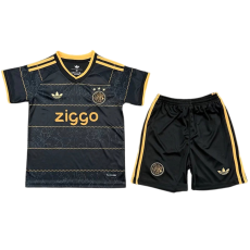 2026-27 Kids  Ajax Away Black Soccer Jersey
