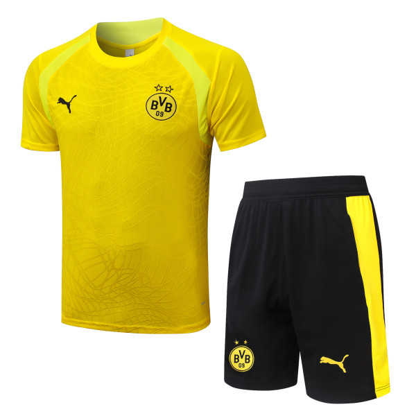 2026-27 Mens Borussia Dortmund Yellow Training Short Suit J26097#