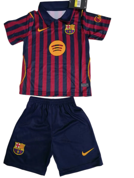 2027-28 Kids Barcelona Home Soccer Jersey