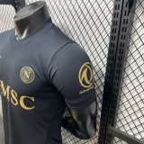 2026-27 Napoli Fourth Away Black Player version Soccer Jersey