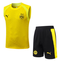 2026-27 Borussia Dortmund Yellow Vest Training Short Suit  D26094#