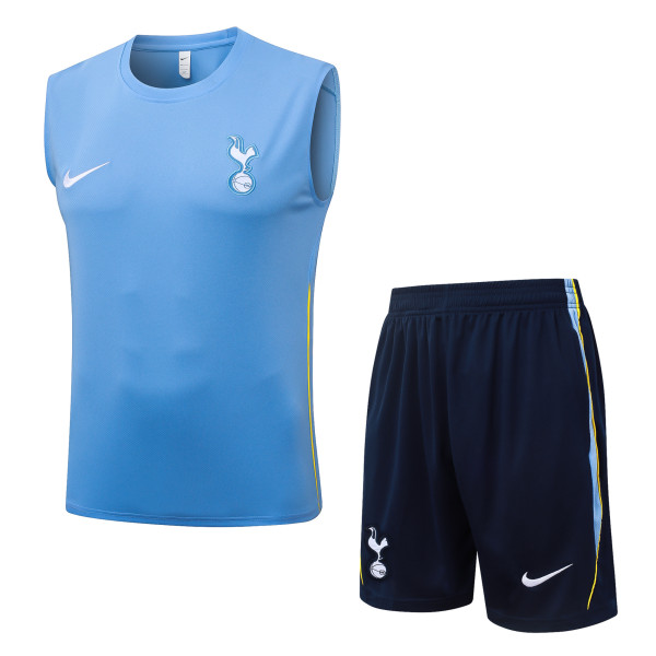 2026-27 Tottenham Hotspur Light Blue vest Training short suit D26098#