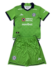 2026-27 Kids Cruz Azul Green Goalkeeper Soccer Jersey