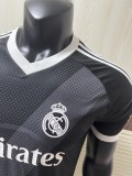 2027-28 Real Madrid Away Leak Black Player Version Soccer Jersey