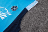 2026-27 Mens Napoli Lake blue Vest Training Short Suit D26101#