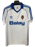 1986-1987 Mens Zaragoza Home White Retro Soccer Jersey