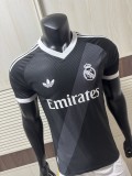 2027-28 Real Madrid Away Leak Black Player Version Soccer Jersey