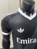 2027-28 Real Madrid Away Leak Black Player Version Soccer Jersey