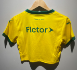 2025-26 Women Palmeiras Third Away Yellow Cheerleader Shirt