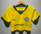 2025-26 Women Palmeiras Third Away Yellow Cheerleader Shirt