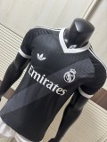 2027-28 Real Madrid Away Leak Black Player Version Soccer Jersey