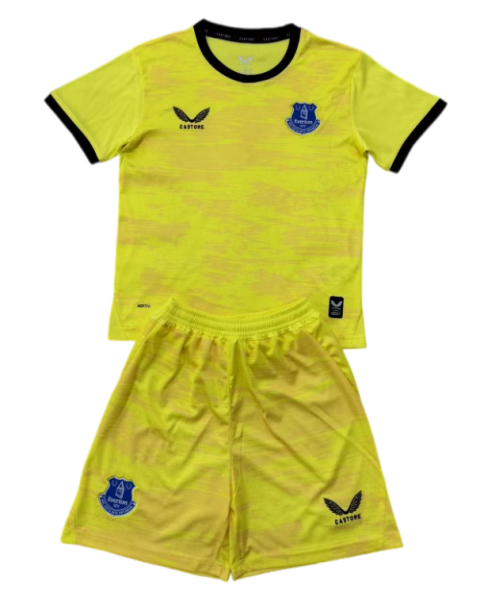 2026-27 Kids Everton Yellow Goalkeeper Soccer Jersey