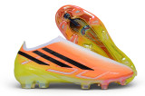 A orange yellow Nail Soccer Shoes 091
