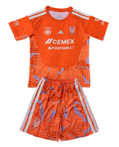 2026-27 Kids Tigres UANL Orange Goalkeeper Soccer Jersey