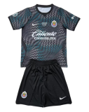 2026-27 Kids Chivas Black Goalkeeper Soccer Jersey