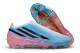 A blue pink Nail Soccer Shoes 095