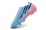 A blue pink Nail Soccer Shoes 095