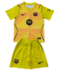 2026-27 Kids Barcelona Yellow Goalkeeper Soccer Jersey