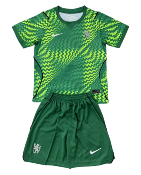 2026-27 Kids Chelsea Goalkeeper Green Soccer Jersey