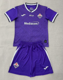 2026-27 Kids Fiorentina Home Purple Soccer Jersey