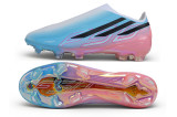 A blue pink Nail Soccer Shoes 095